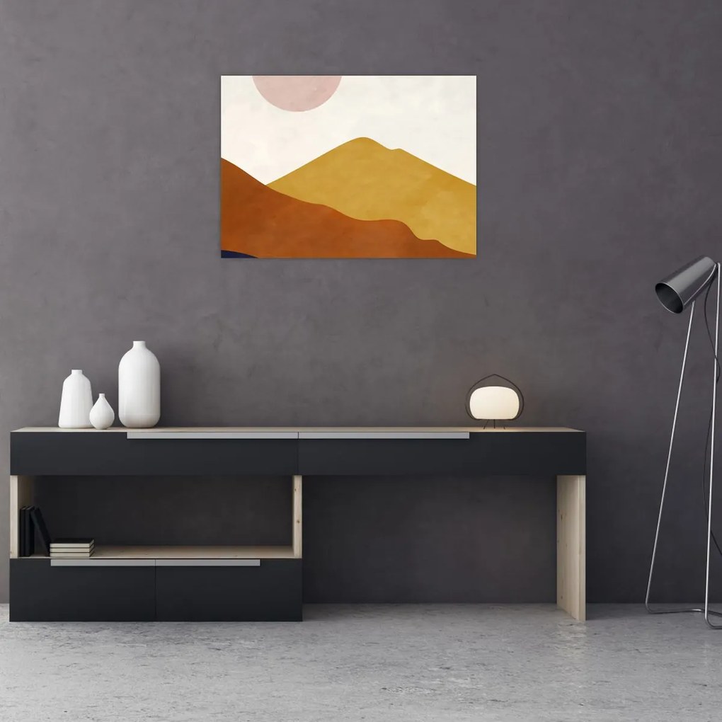 Obraz - Góry akwarelowe N⁰1 (70x50 cm)