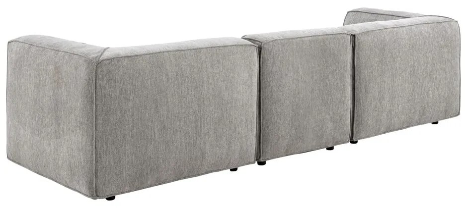 Jasnoszara sofa modułowa Bonami Selection Fairfield, 282 cm