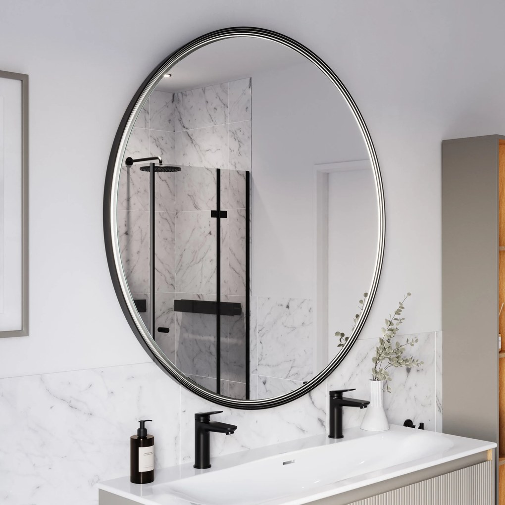 Lustro łazienkowe LED BELDIVO okrągłe - 120 cm