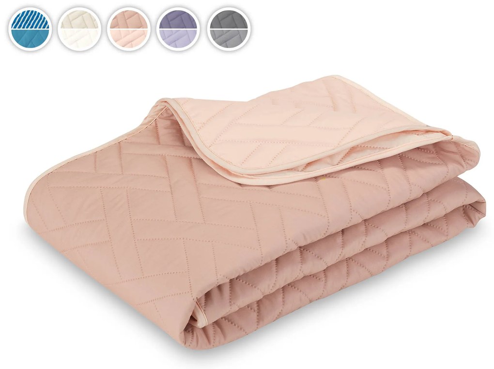 KOC I NARZUTA 2W1 DORMEO ESSENTIALS 140x200 cm ROSE1