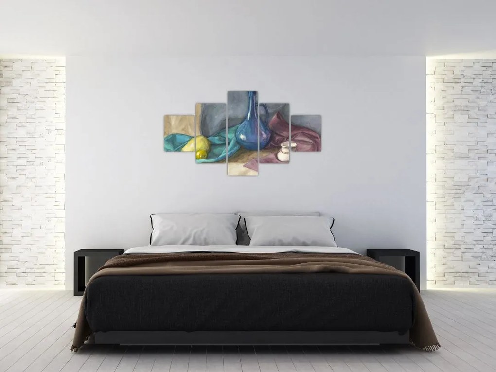 Obraz - Malowana martwa natura (125x70 cm)