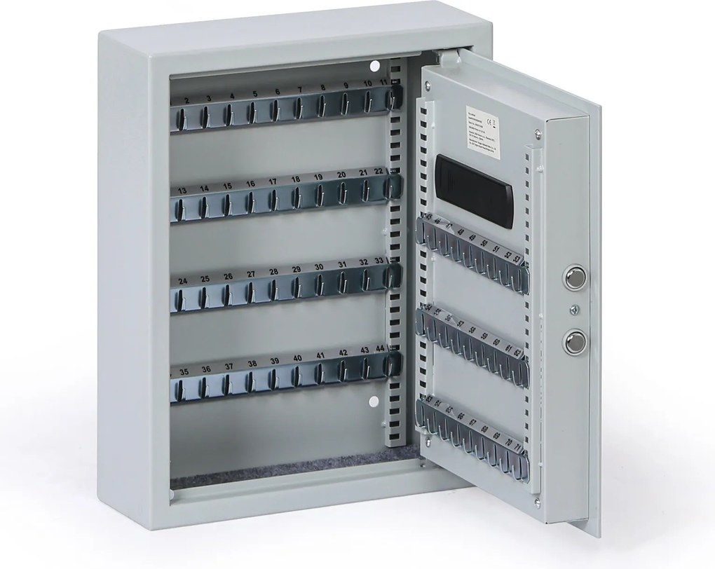 Skrzynka na klucze z elektronicznym zamkiem, 450 x 360 x 118 mm