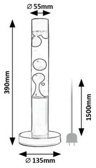 Rabalux 76029 dekoracyjna lampa stołowa LED Lavastic, żółty