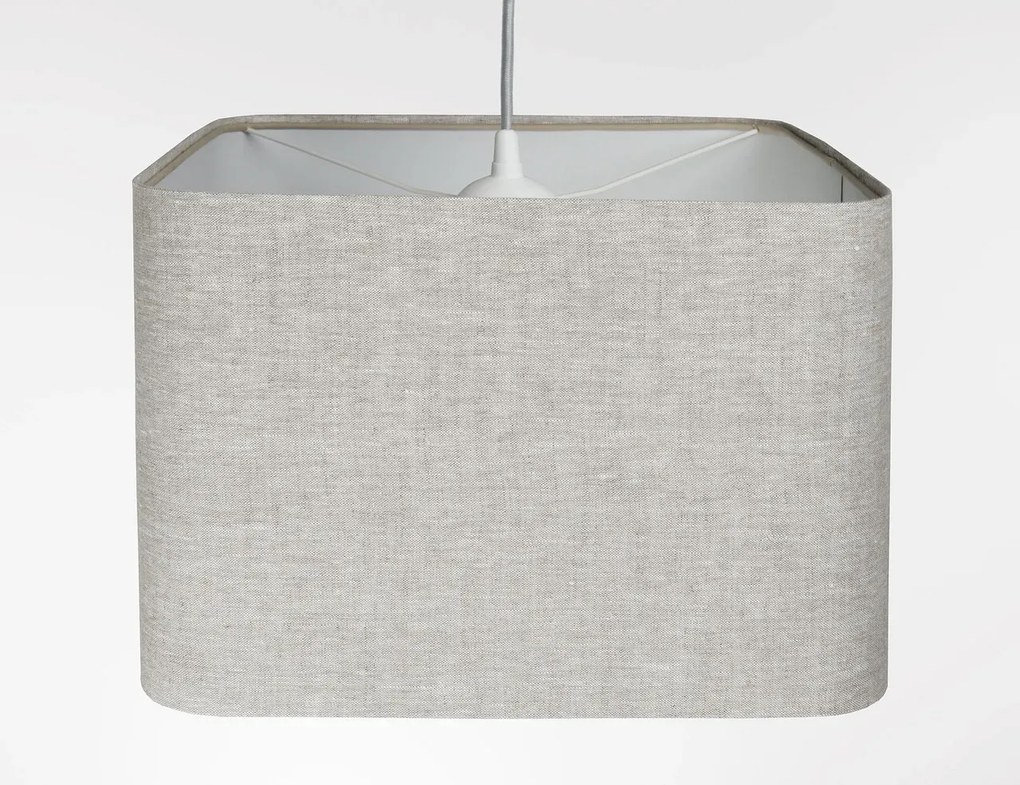 Lampa wisząca KWADRO LEN 010-40w30 beżowa/szara BPS KONCEPT