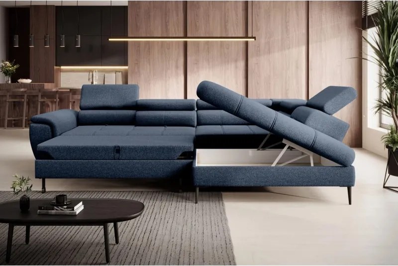 Narożnik DENVER L Prawostronny z funkcją spania Prawostronny w ktaninie SERENO 691 WERSAL