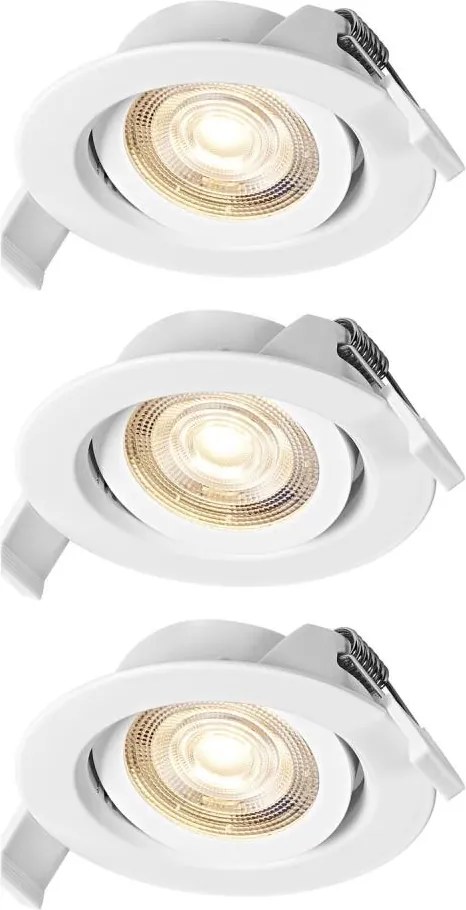 Osram - Zestaw 3x opraw wpuszczanych SPOT LED/4,9W/230V 2700K białe