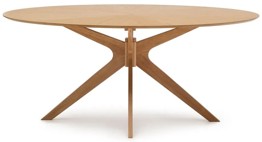 Stół z blatem w dekorze dębu 110x180 cm Naanim – Kave Home
