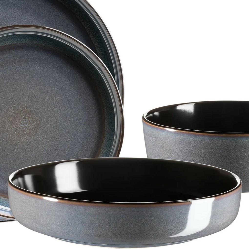 Mäser 10-częściowy zestaw jadalny ALENIA, niebieski