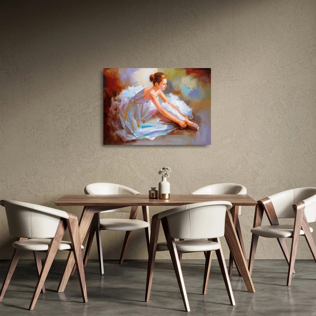 Obraz na szkle - Balerina (70x50 cm)