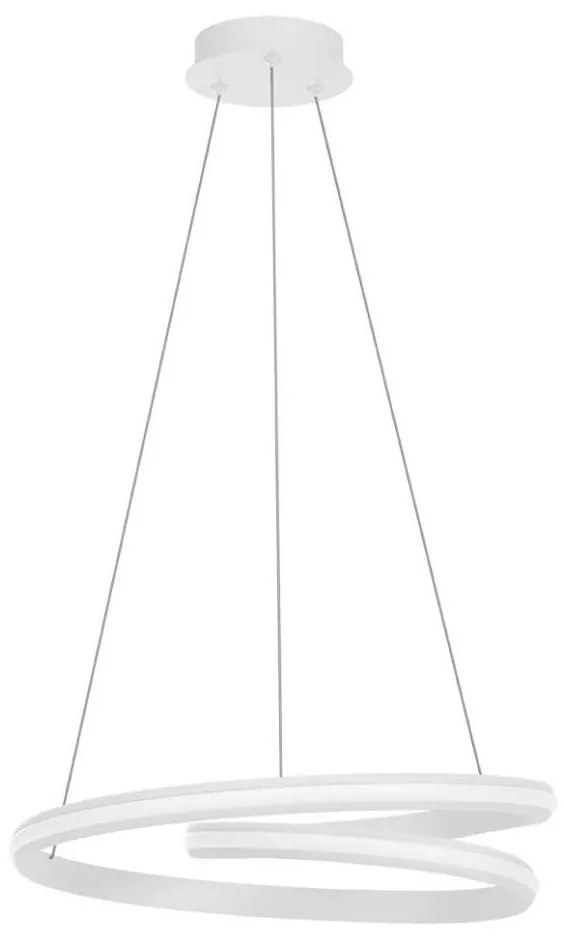 Redo 01-4360 - LED ściemnialny żyrandol na lince TORSION LED/40W/230V biały