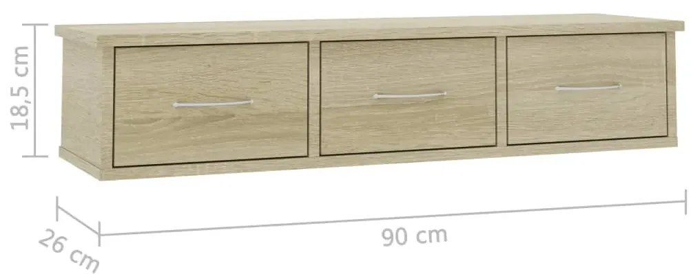 Półka ścienna z szufladami A2-N81