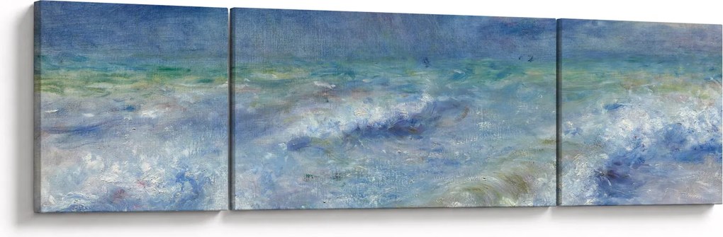 Obraz - Pierre-Auguste Renoir, Seascape, reprodukcje (170x50 cm)