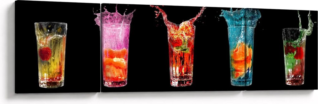 Obraz napojów (170x50 cm)