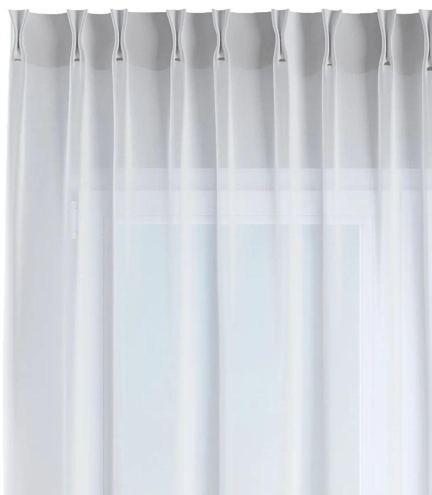 Firana na haczykach flex podwójnych