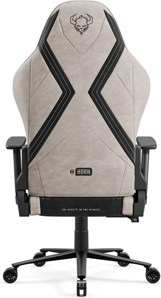 Fotel materiałowy dla graczy Diablo X-Horn 2.0 Normal Size, kolor Camel Black