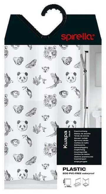 Zasłona prysznicowa 180x200 cm Kuapa – Spirella