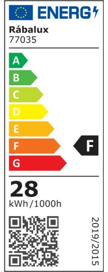 Rabalux 77035 zewnętrzna oprawa sufitowa LED z przełącznikiem CCT Indre, czarny