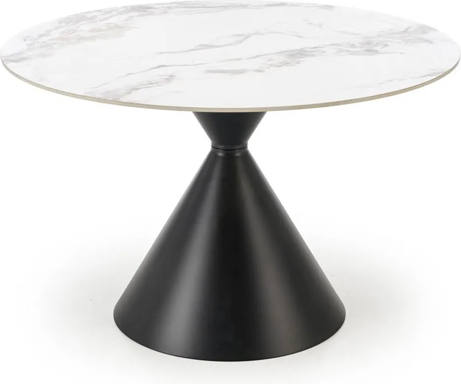 Okrągły stół z blatem ze spieku Garet Halmar