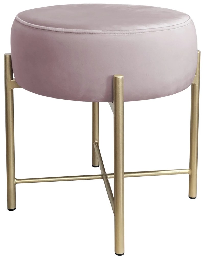 Taboret Pola noga metalowa złota MG55