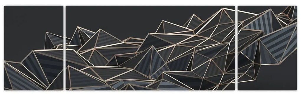 Obraz abstrakcji (170x50 cm)