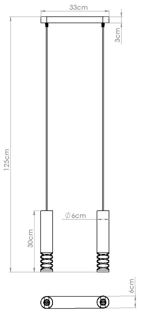 Lampa wisząca LAMI 2 biała SOLLUX LIGHTING