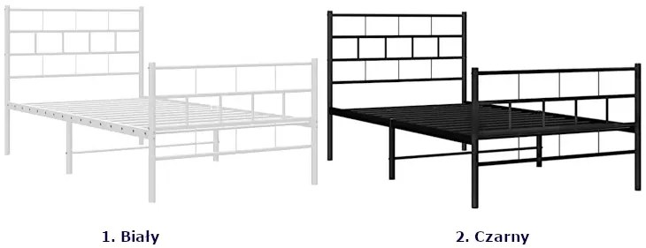 Białe łóżko dla jednej osoby 90x200 - Aretuza