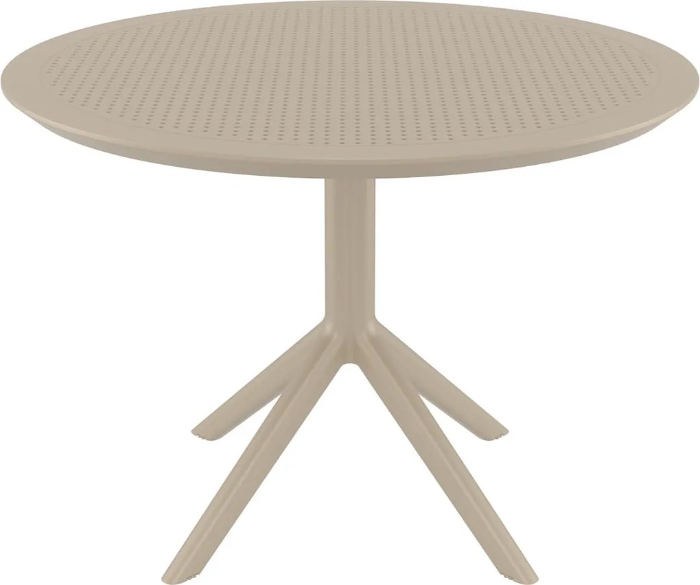 Okrągły stół do kawiarni z tworzywa Sky Table fi 105