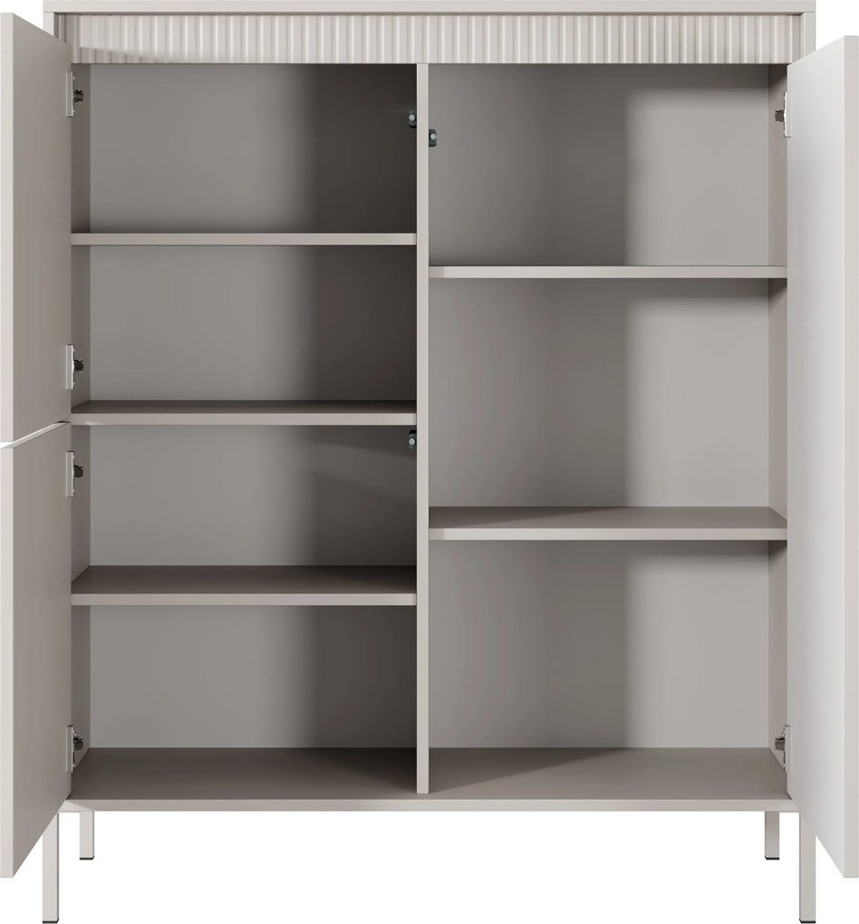 Komoda SENSATO 104 cm do Salonu Sypialni Odcienie beżu