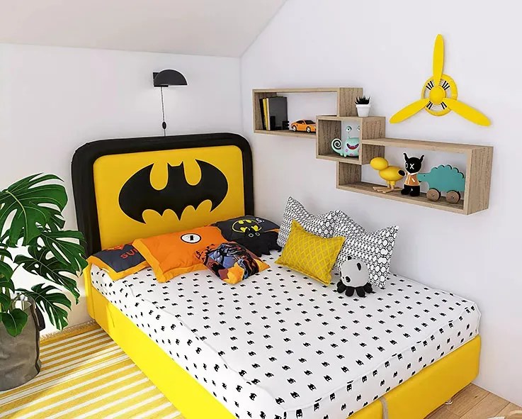 Skandynawska półka na książki w kolorze buk G1-R12