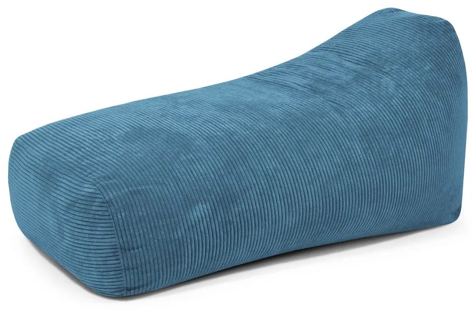 Niebieski sztruksowy worek do siedzenia Snug Long 140 – SLOWDOWN