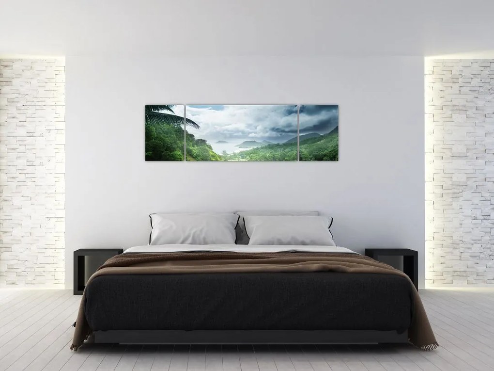 Obraz - Dżungla Seszeli (170x50 cm)