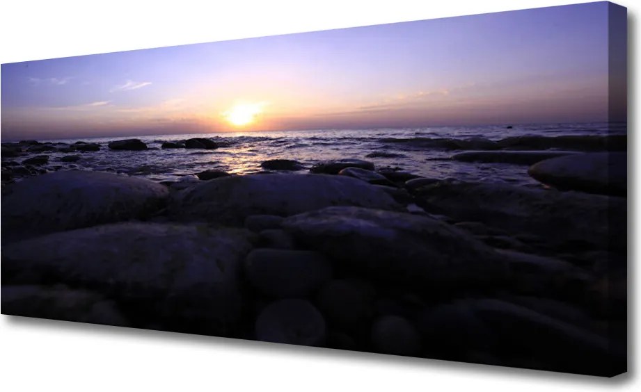 Obraz na płótnie Kamienie na Nadmorskim Brzegu