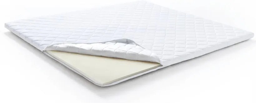 Średnio twardy piankowy topper ze zdejmowanym pokrowcem 160x200 cm – Meise Möbel