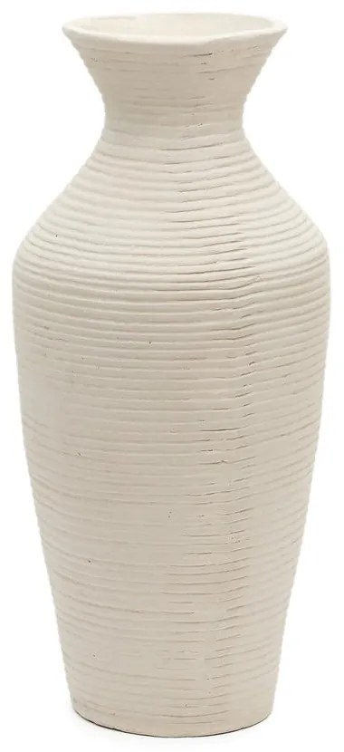 Wysoki kremowy ręcznie wykonany wazon (wysokość 72 cm) Pria – Kave Home