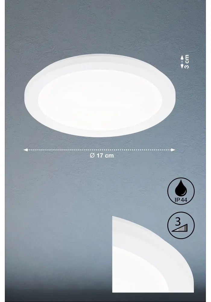 Biała lampa sufitowa LED Gotland – Fischer & Honsel