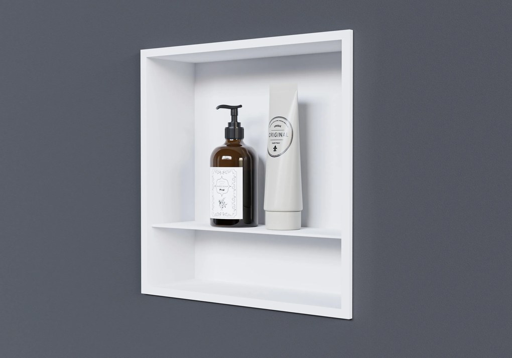 Półka wnękowa ścienna ze stali nierdzewnej NT303010X