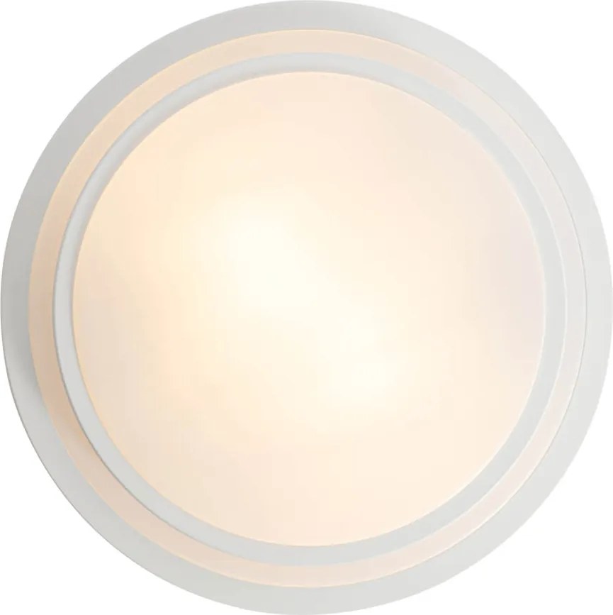 Nowoczesna lampa sufitowa biała 35 cm IP44 - Walden