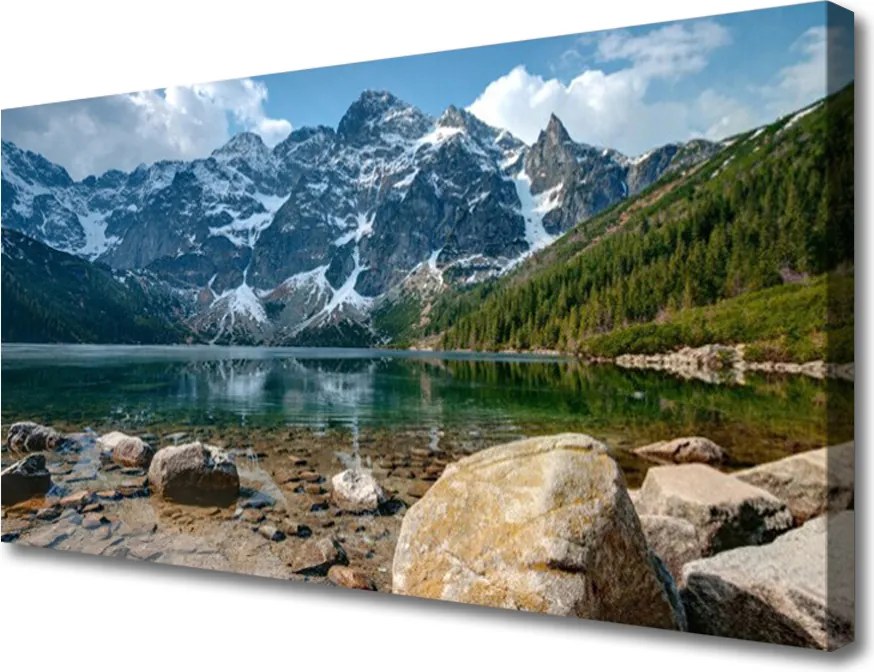 Obraz drukowany na płótnie Majestat Tatrzańskiej Natury