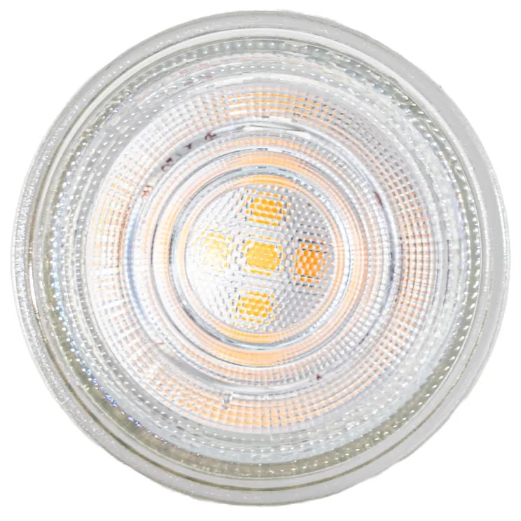 Zestaw 5 żarówek LED GU10 50mm Przezroczyste 3W 200 lm 2200K