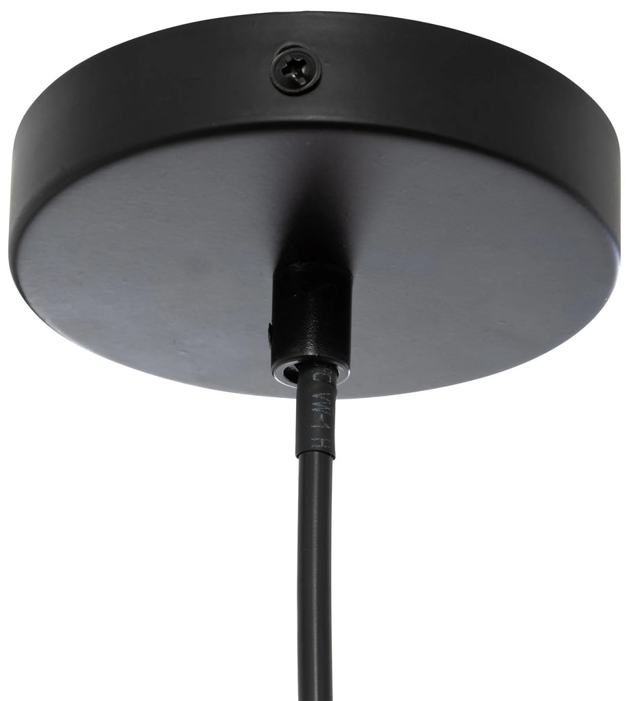 Lampa wisząca z zielonego szkła ANCEL, Ø 14 cm