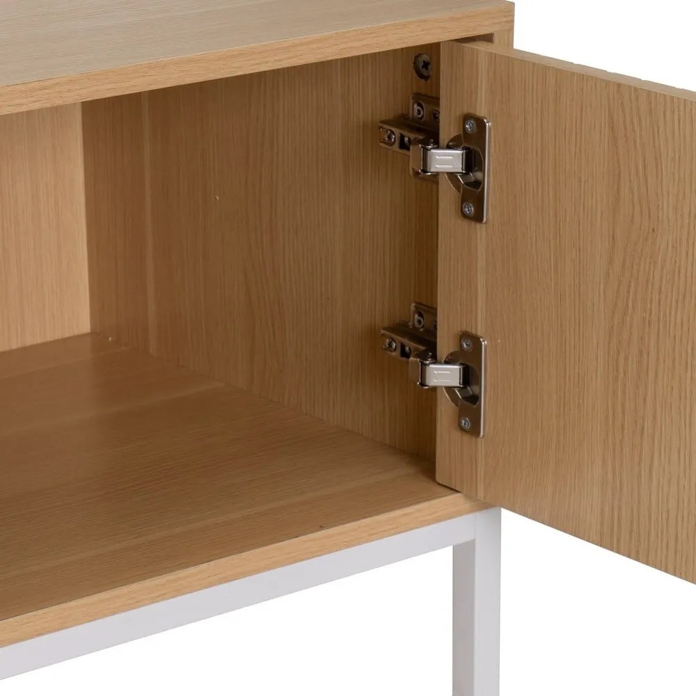 Szafka pod TV w dekorze dębu w naturalnym kolorze 120x45x40 cm Mid-Lines – Casa Selección
