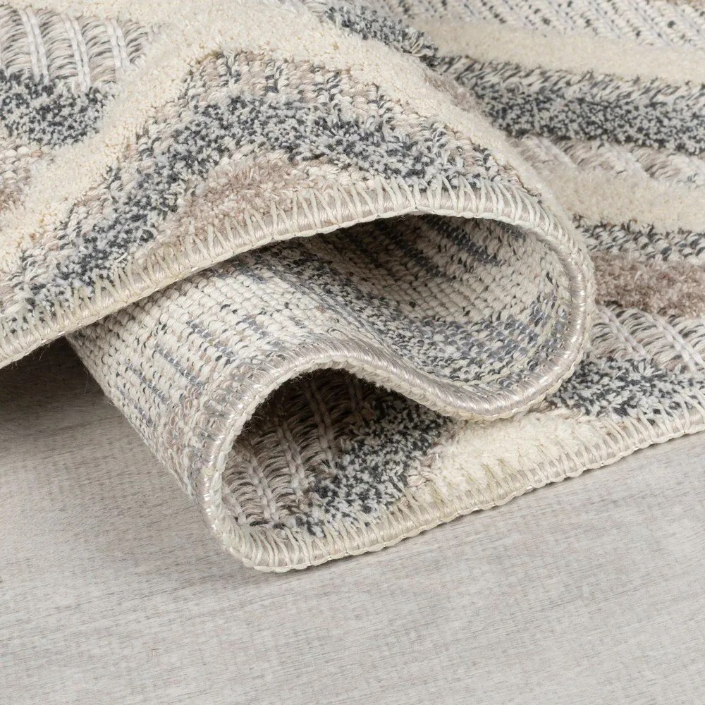 Szarobeżowy dywan odpowiedni do prania 78x150 cm Beckett – Flair Rugs