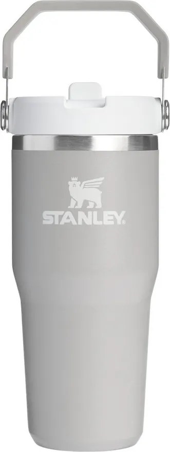 Jasnoszary termos ze stali nierdzewnej 410 ml IceFlow™ Flip Straw 2.0 Tumbler Ash – Stanley