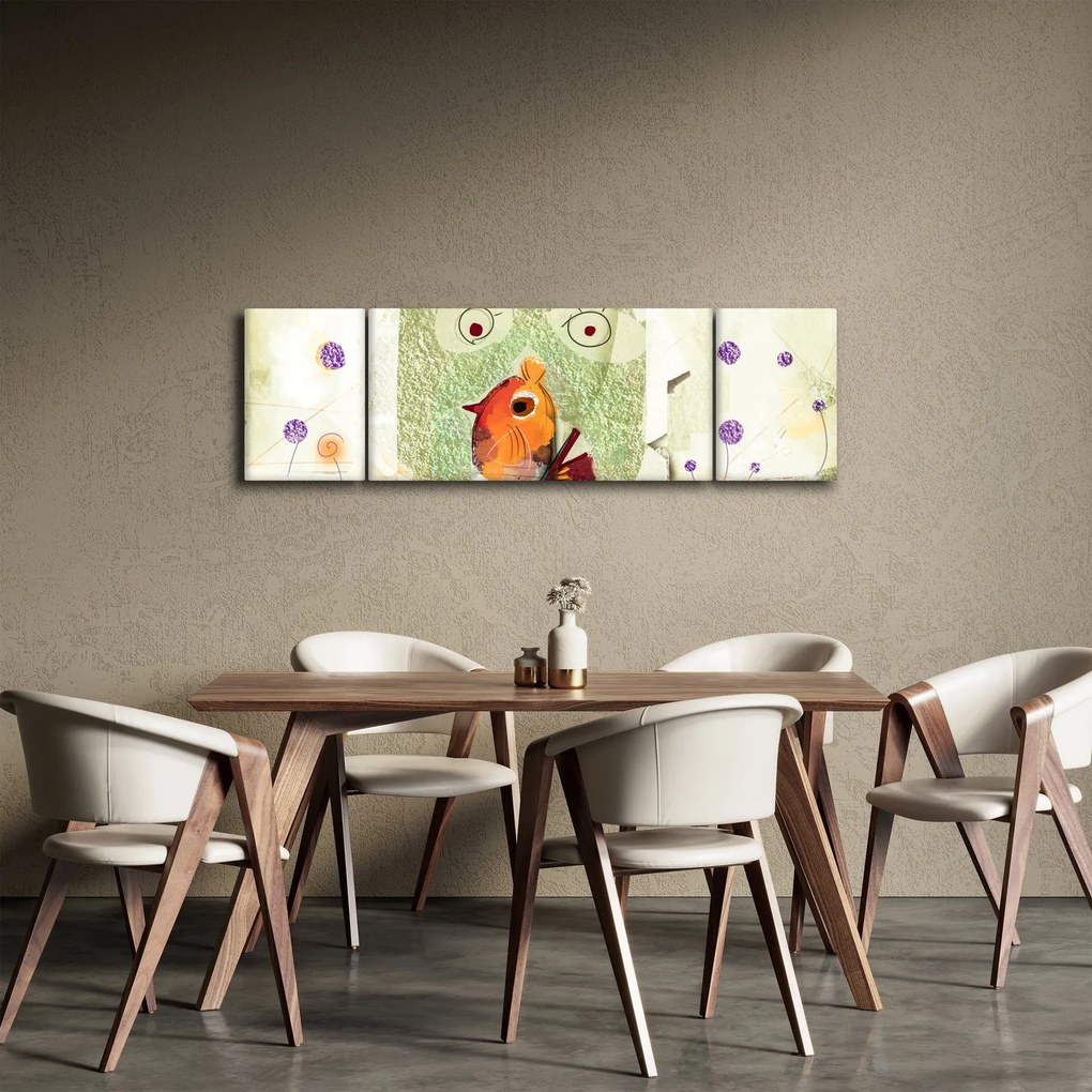 Obraz- Dusza ptaka (170x50 cm)