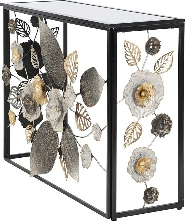 Stolik Konsolowy Liść 70, Wielokolorowy, 111,8x41,9x80 cm, Kendra Home