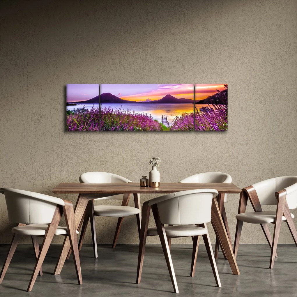Obraz jeziora (170x50 cm)