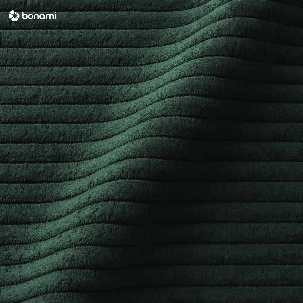 Zielony sztruksowy narożnik Voltaire – Bobochic Paris