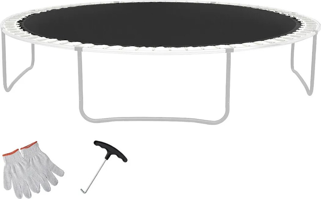 Zastępcza Matka dla Trampolina SucceBuy, Ramy 427 cm, 96 Pierścieni W-kształtnych, Fedra 18 cm