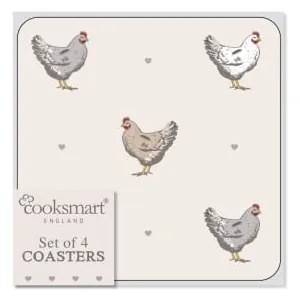 Zestaw 4 korkowych podkładek Cooksmart ® Farmer