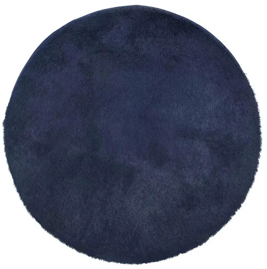 Granatowy okrągły dywan 120x120 G1-T92